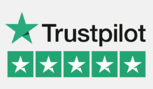 Official 5-star Trustpilot rating and review badge for VVIP Toronto Limo