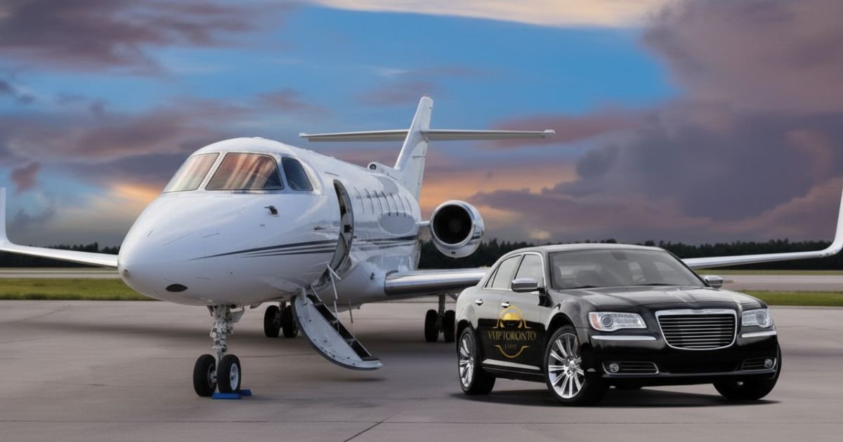 VVIP Toronto limo service black luxury sedan for YYZ airport transfer.