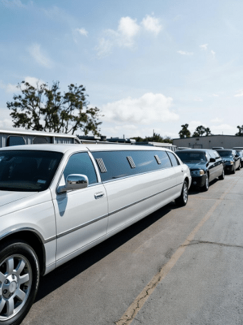 MKT Stretch Limo Service White