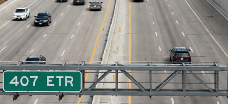 407 ETR rout saves time for airport transfers from york region