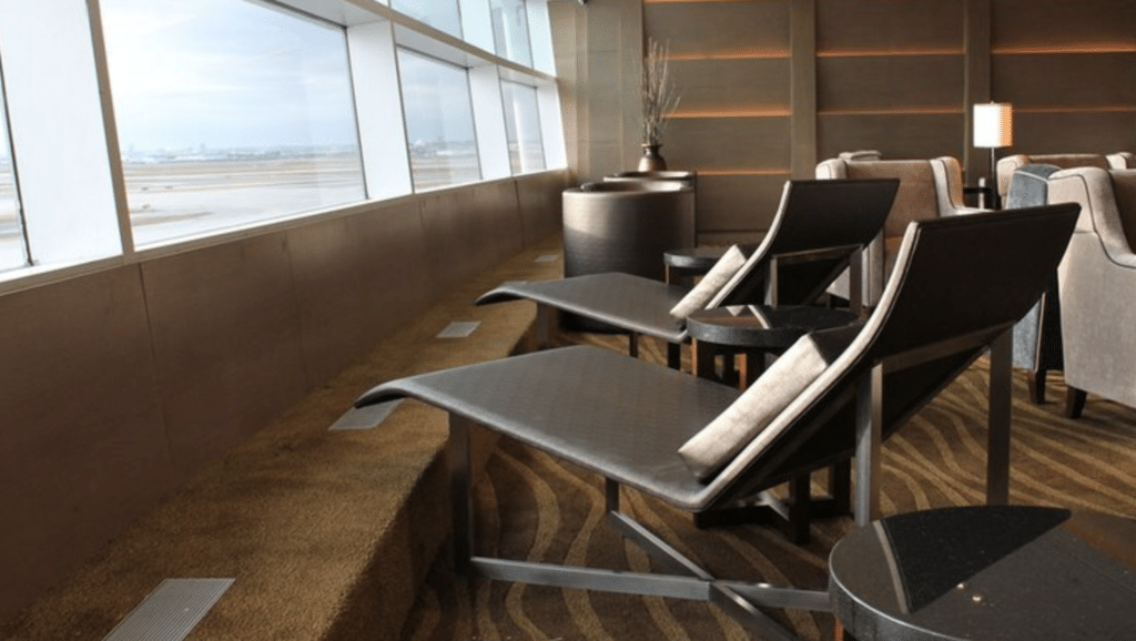 Plaza Premium Lounge quiet resting area and private seating at Toronto Pearson Airport YYZ
