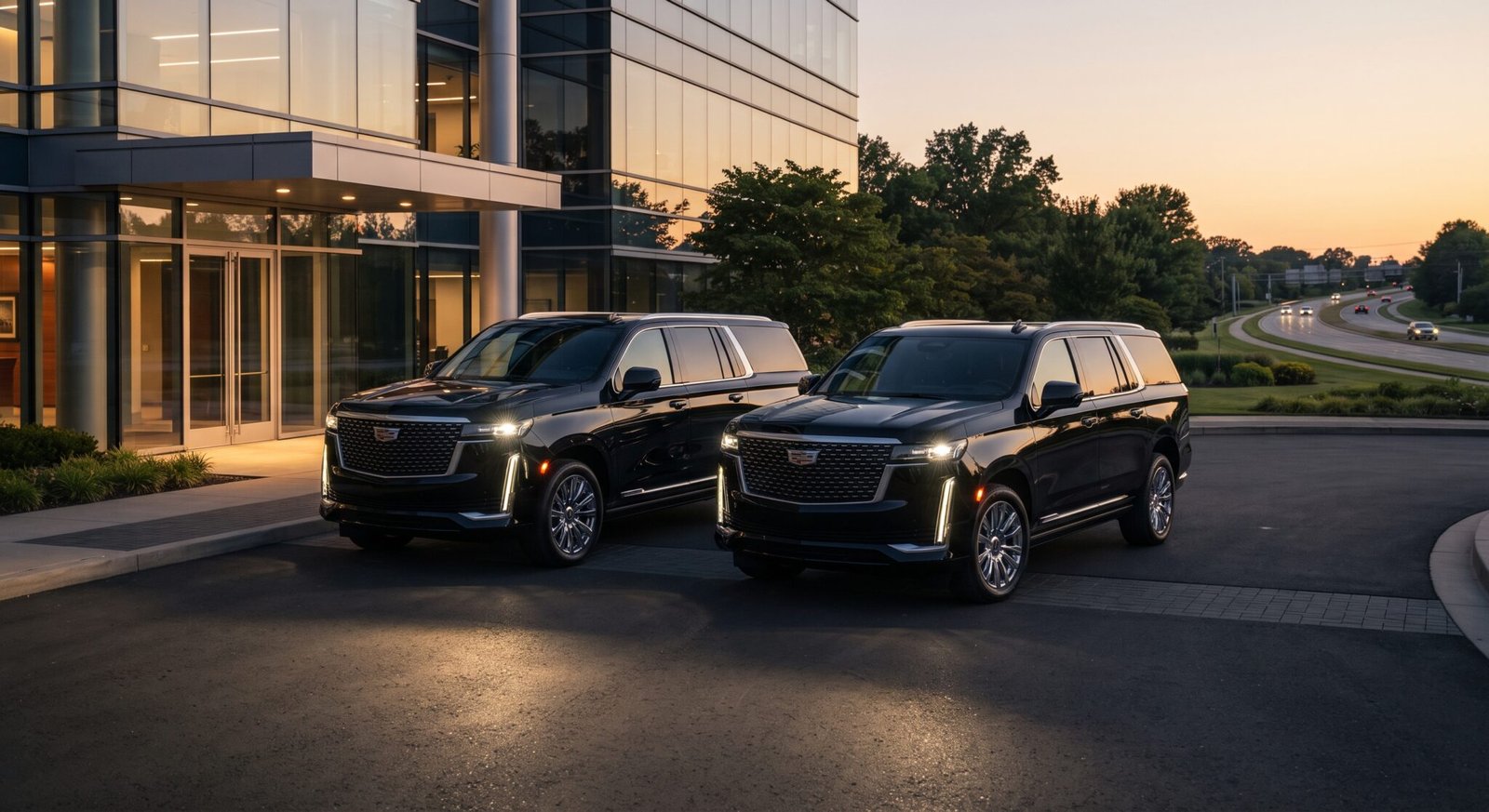 Executive black car and luxury limousine fleet serving Etobicoke commercial corridors