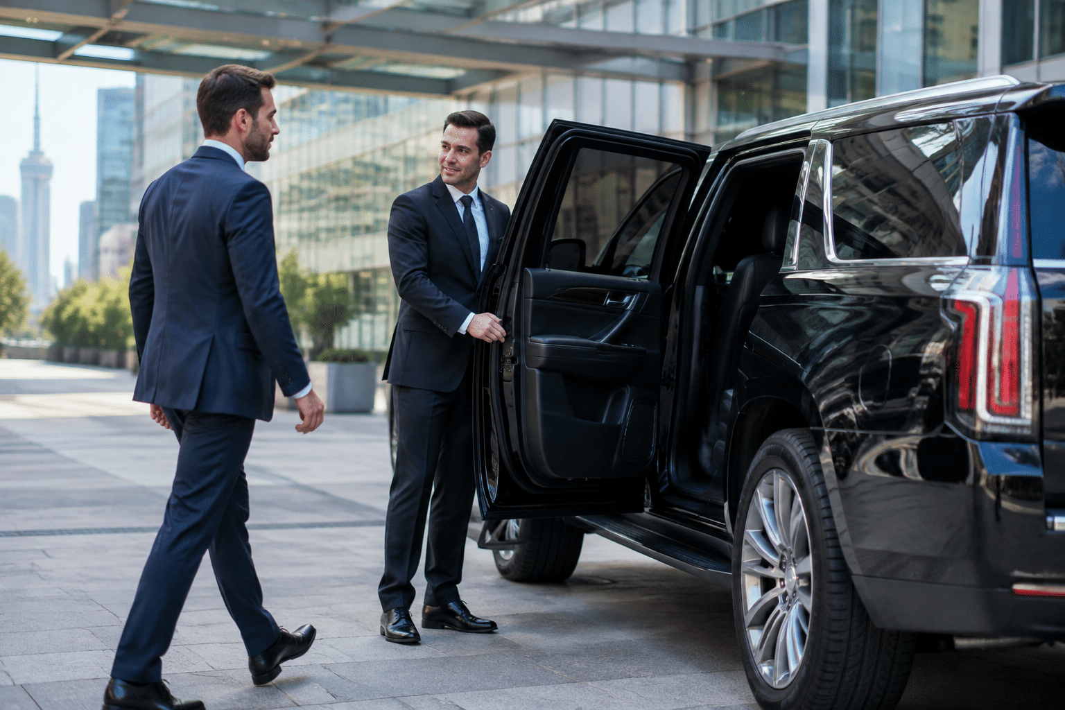 Professional executive car service for corporate leadership and business meetings in Toronto